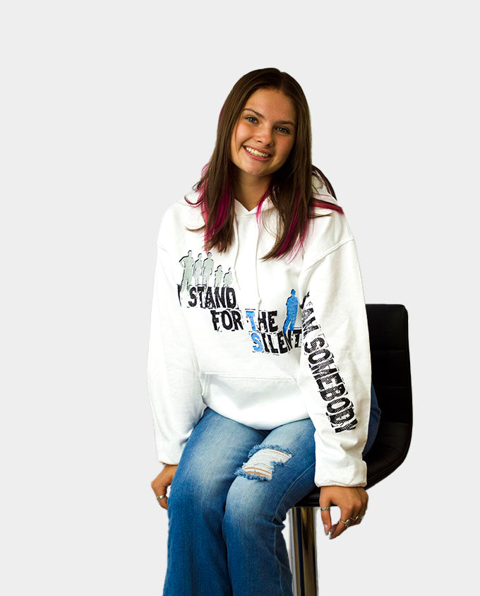 White "I am Somebody" Hoodie