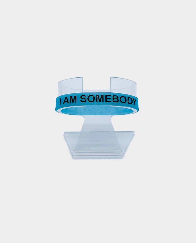 Glow in the dark "I am Somebody" wristband image 2