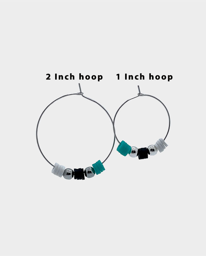 Handmade Earring/Bracelet Set- 1 inch image 3