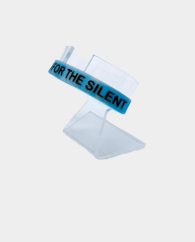 Stand for the Silent glow in the dark, camouflage wristband image 1