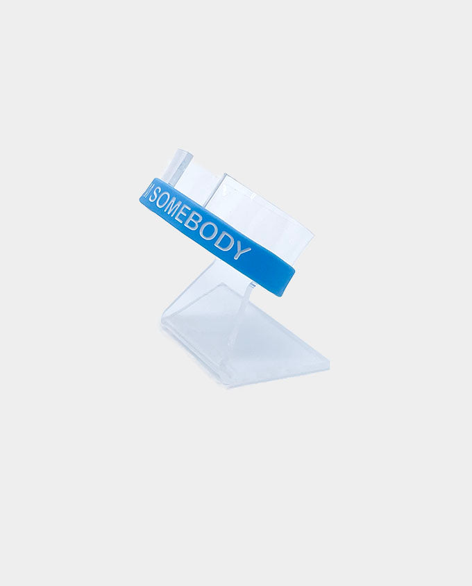 Blue “I am Somebody” wristband image 1