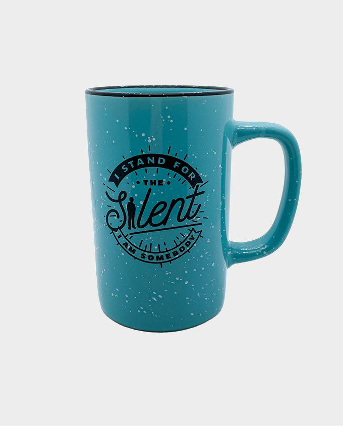 Speckled blue coffee mug image 0