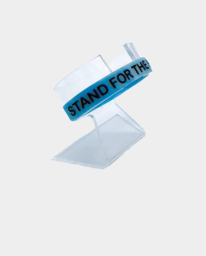 Stand for the Silent glow in the dark, camouflage wristband image 0