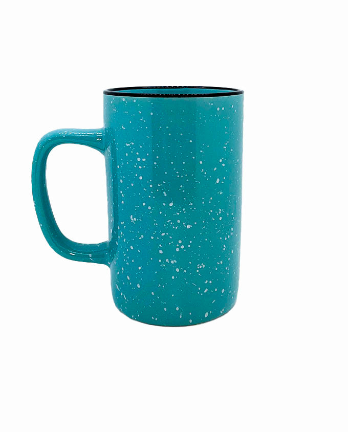 Speckled blue coffee mug image 1