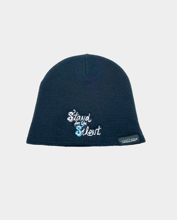 Black “Stand for the Silent” beanie image 0