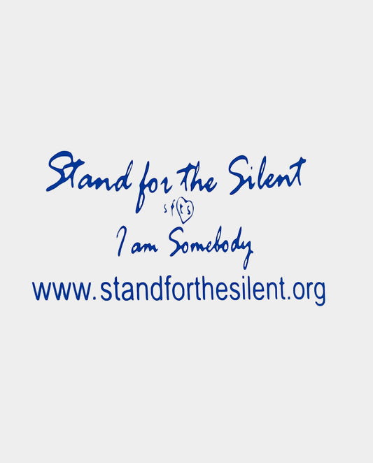 4"x7" Stand for the Silent decal image 0