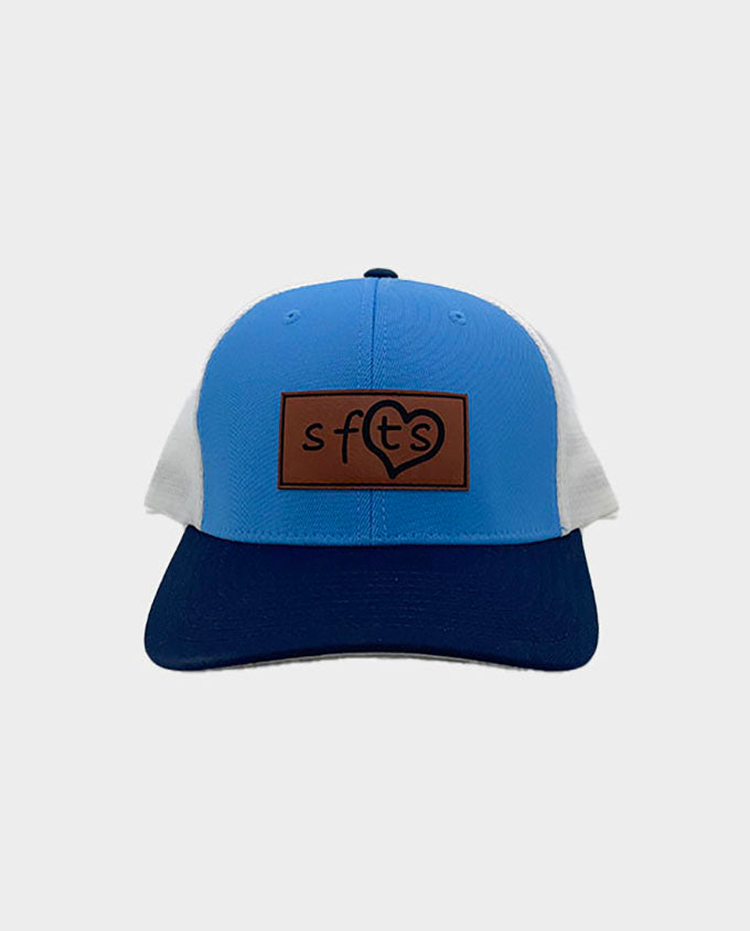 "SFTS" leather patch snapback cap image 0