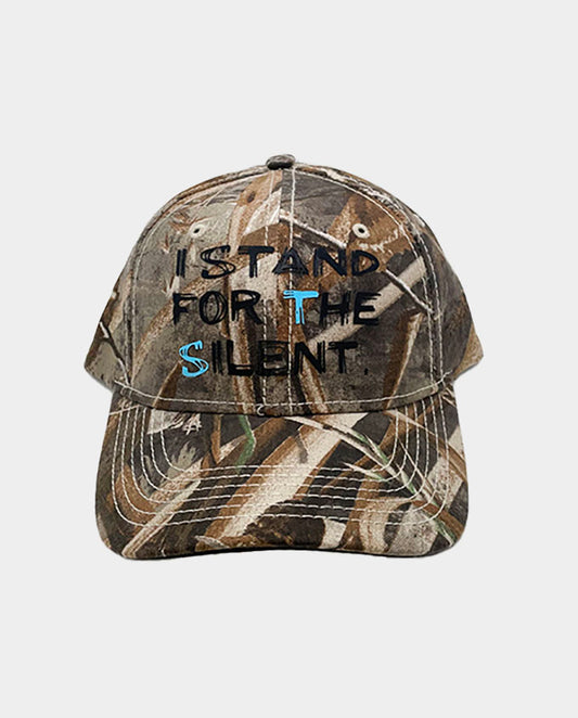 "I Stand for the Silent" camouflage cap image 0